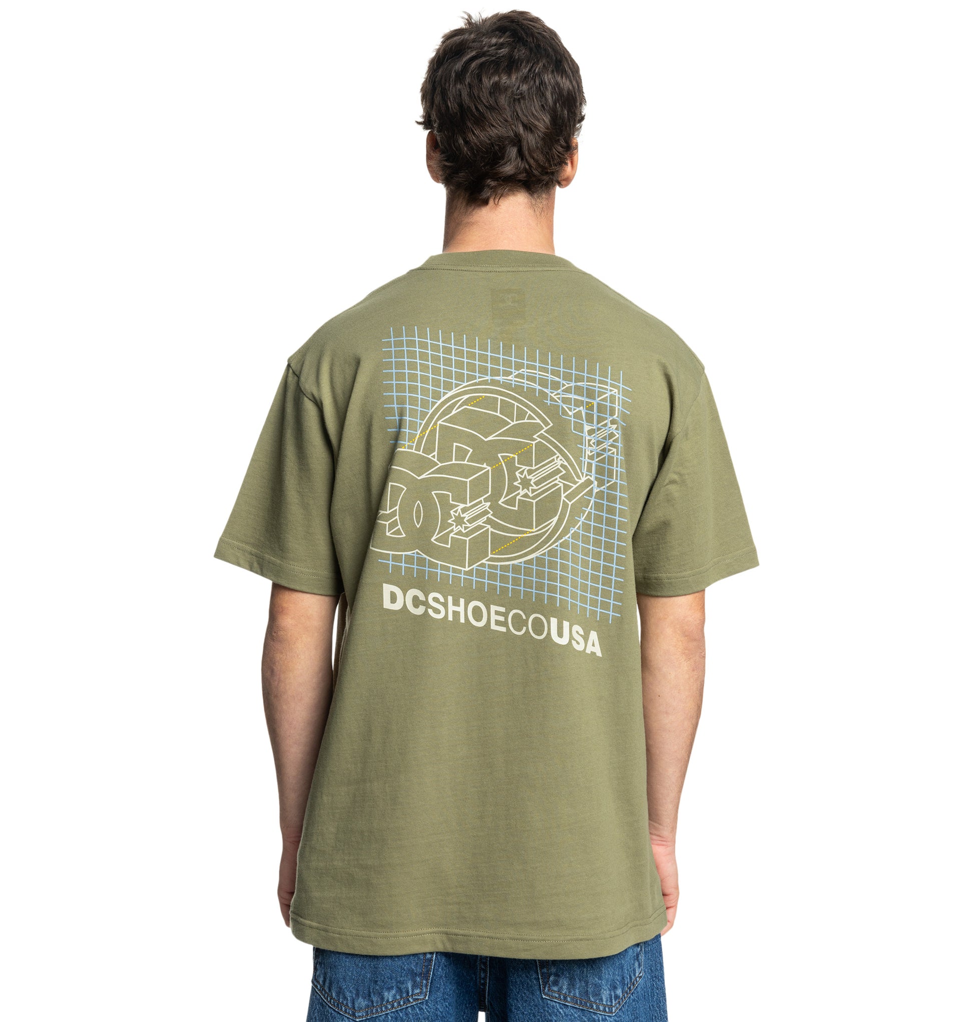 Mens Dimensional Short Sleeve T-Shirt - DC Shoes Singapore