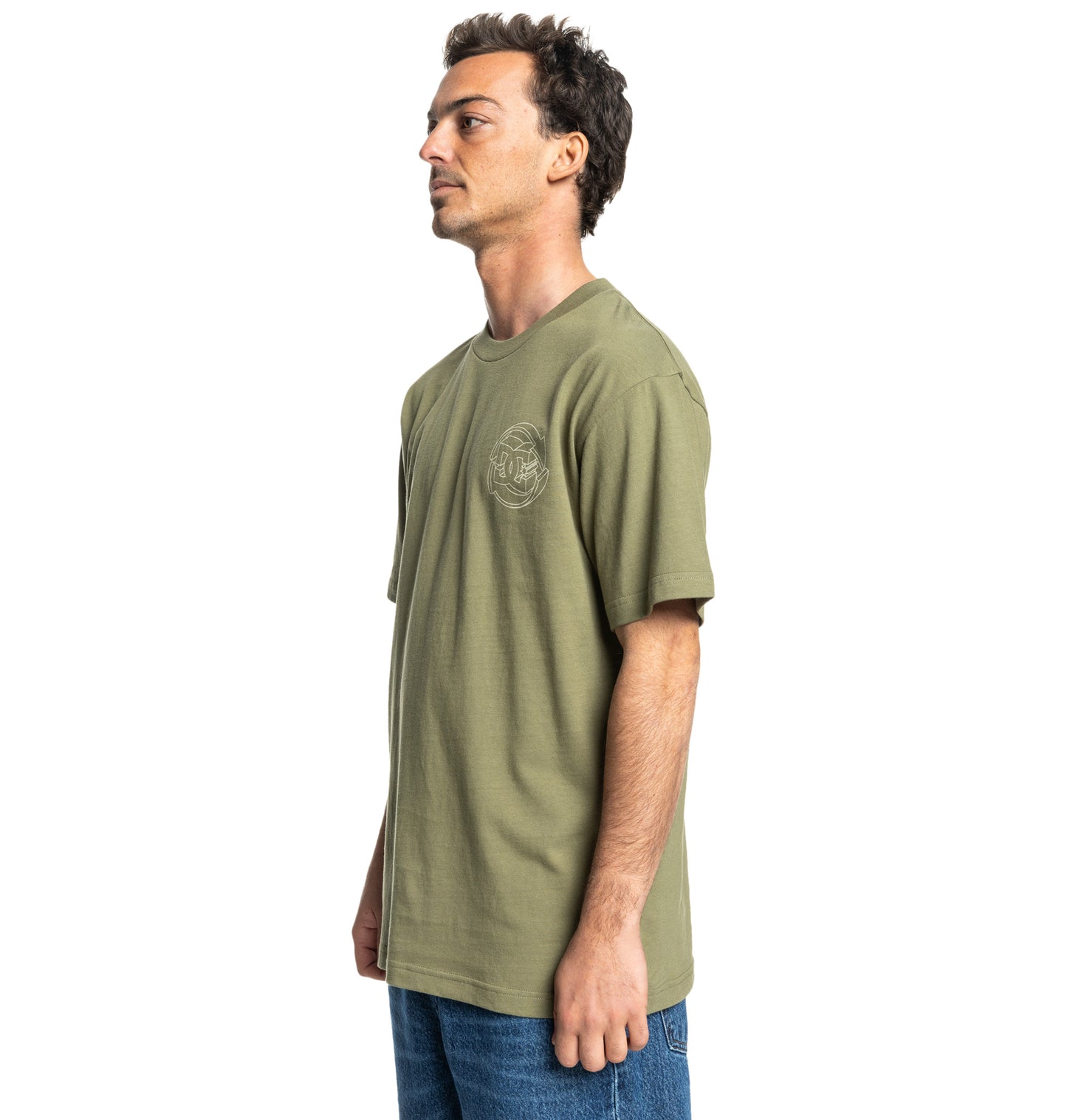 Mens Dimensional Short Sleeve T-Shirt - DC Shoes Singapore
