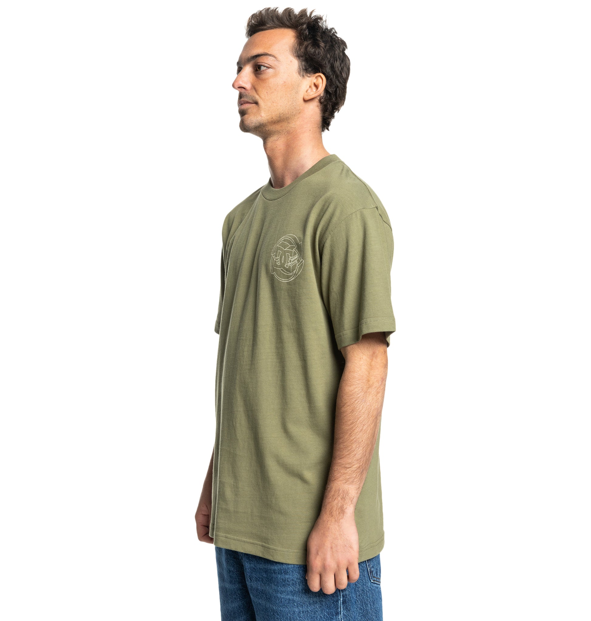 Mens Dimensional Short Sleeve T-Shirt - DC Shoes Singapore