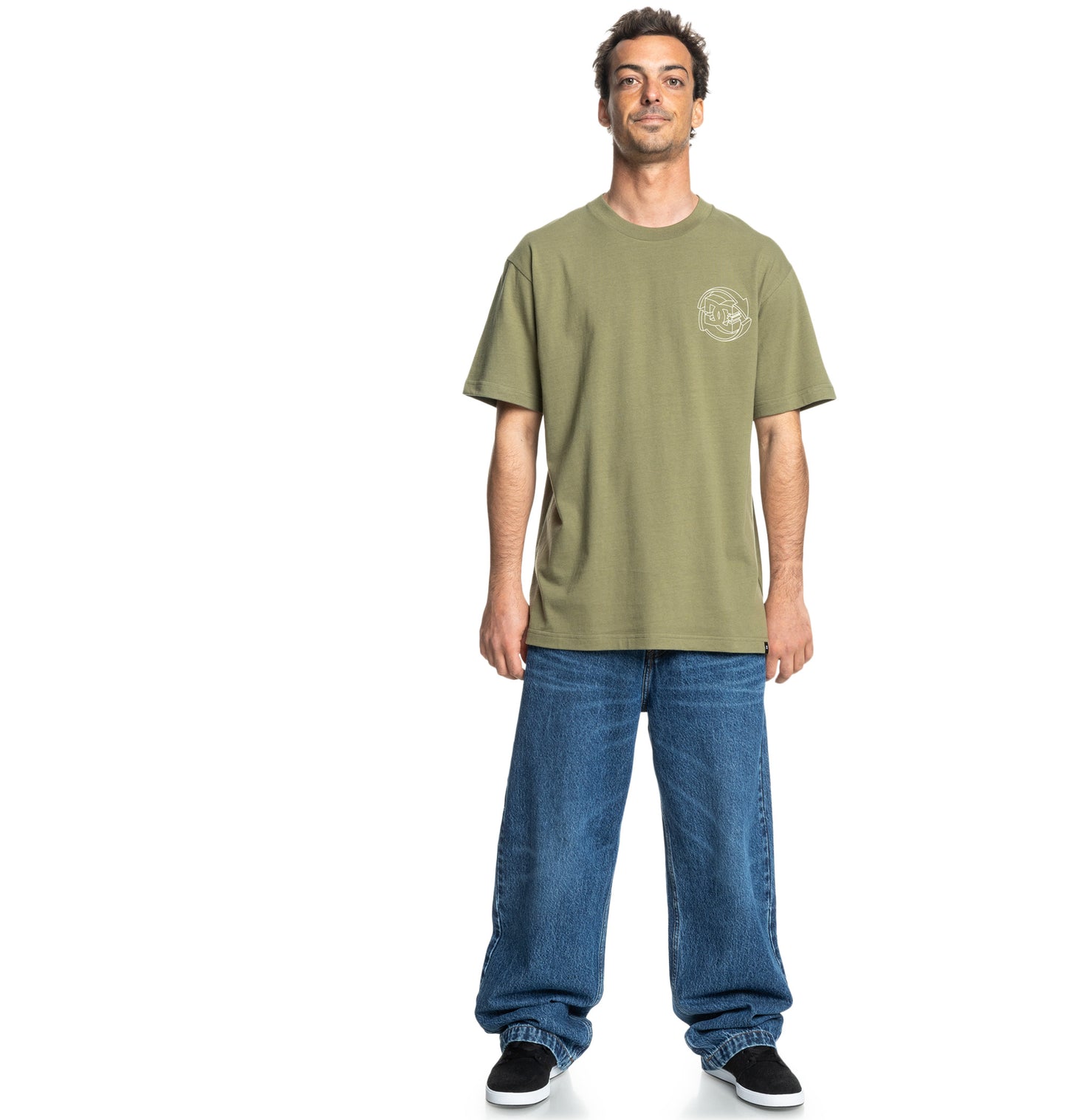 Mens Dimensional Short Sleeve T-Shirt - DC Shoes Singapore