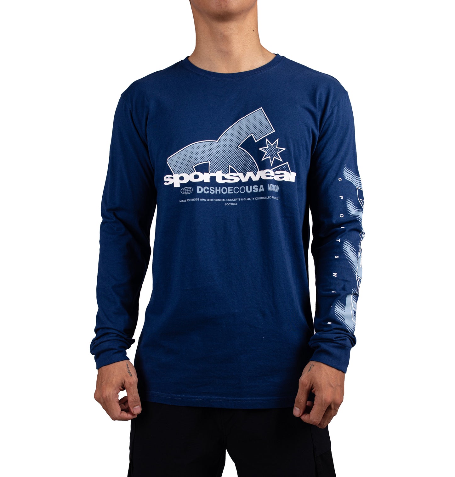 Mens Combative Long Sleeve T-Shirt - DC Shoes Singapore