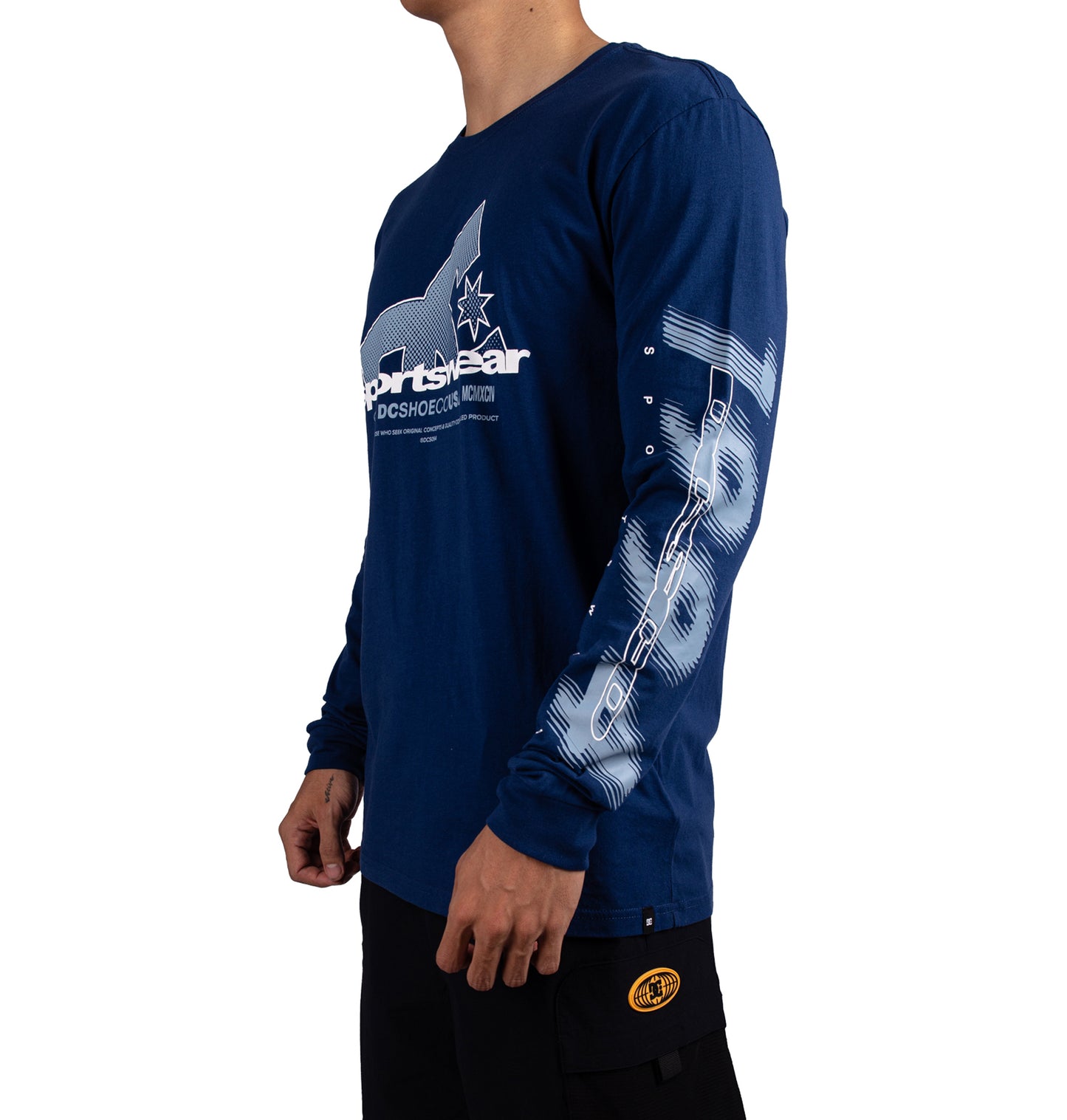 Mens Combative Long Sleeve T-Shirt - DC Shoes Singapore