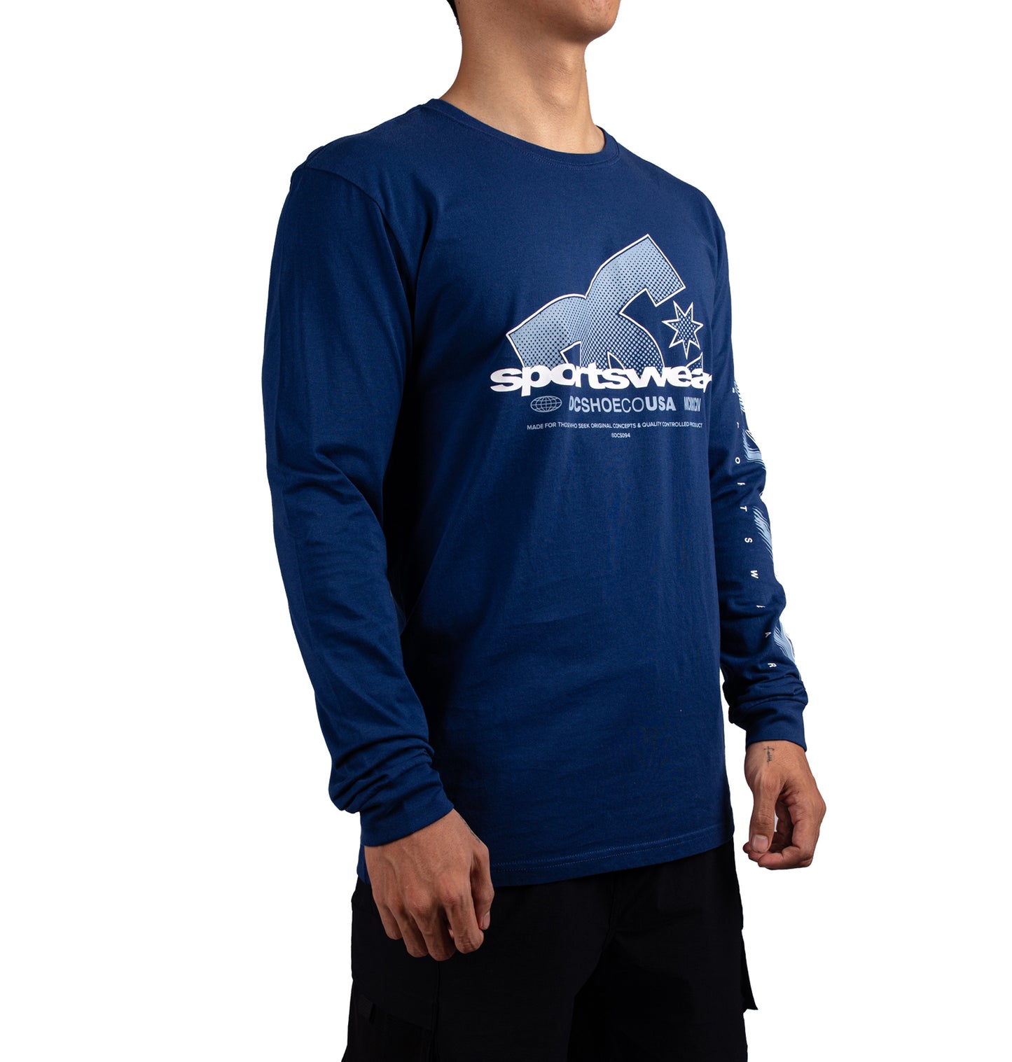 Mens Combative Long Sleeve T-Shirt - DC Shoes Singapore