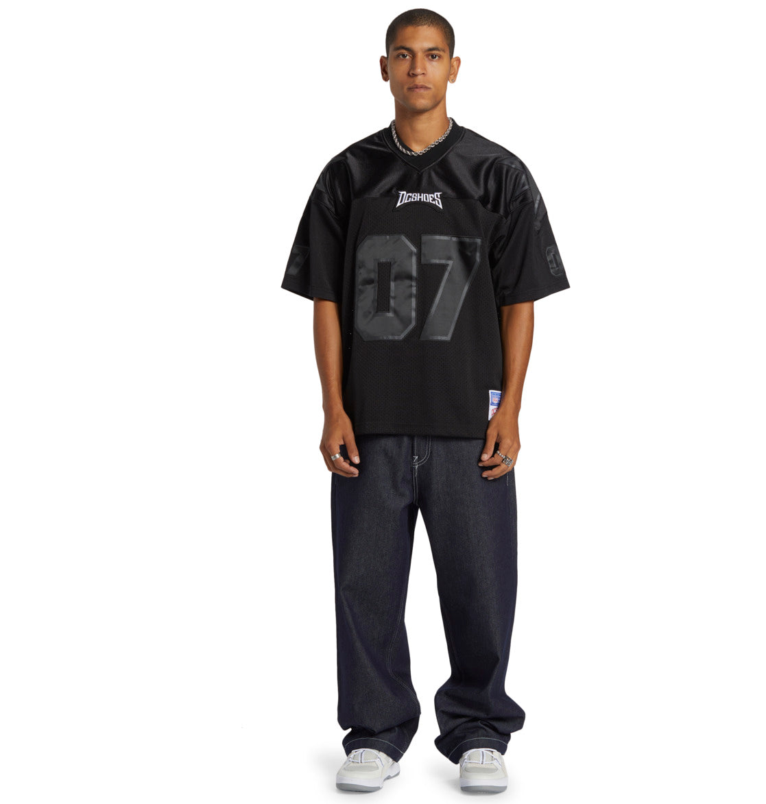 Mens DC Blackout Football Jersey - DC Shoes Singapore