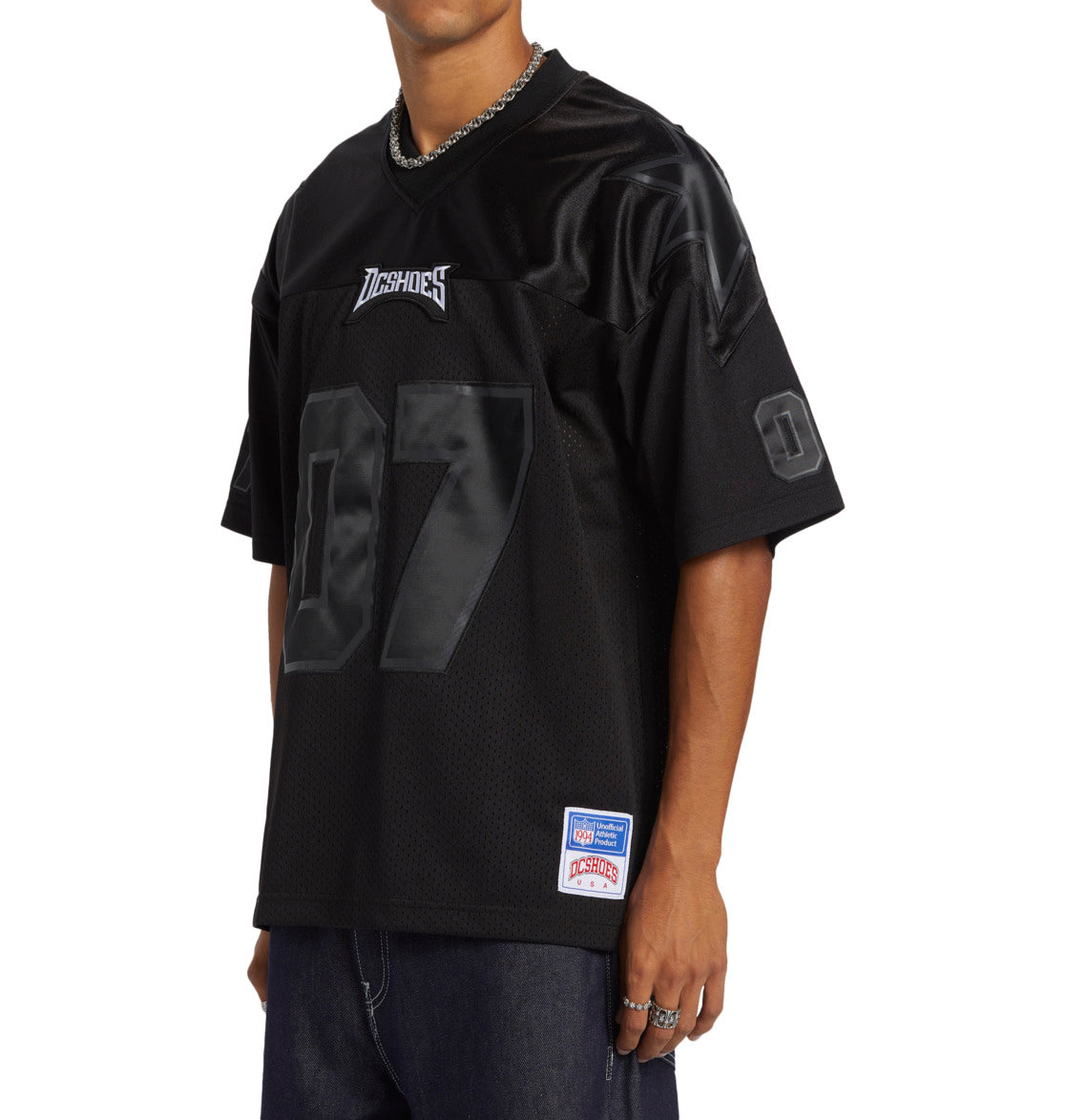 Mens DC Blackout Football Jersey - DC Shoes Singapore