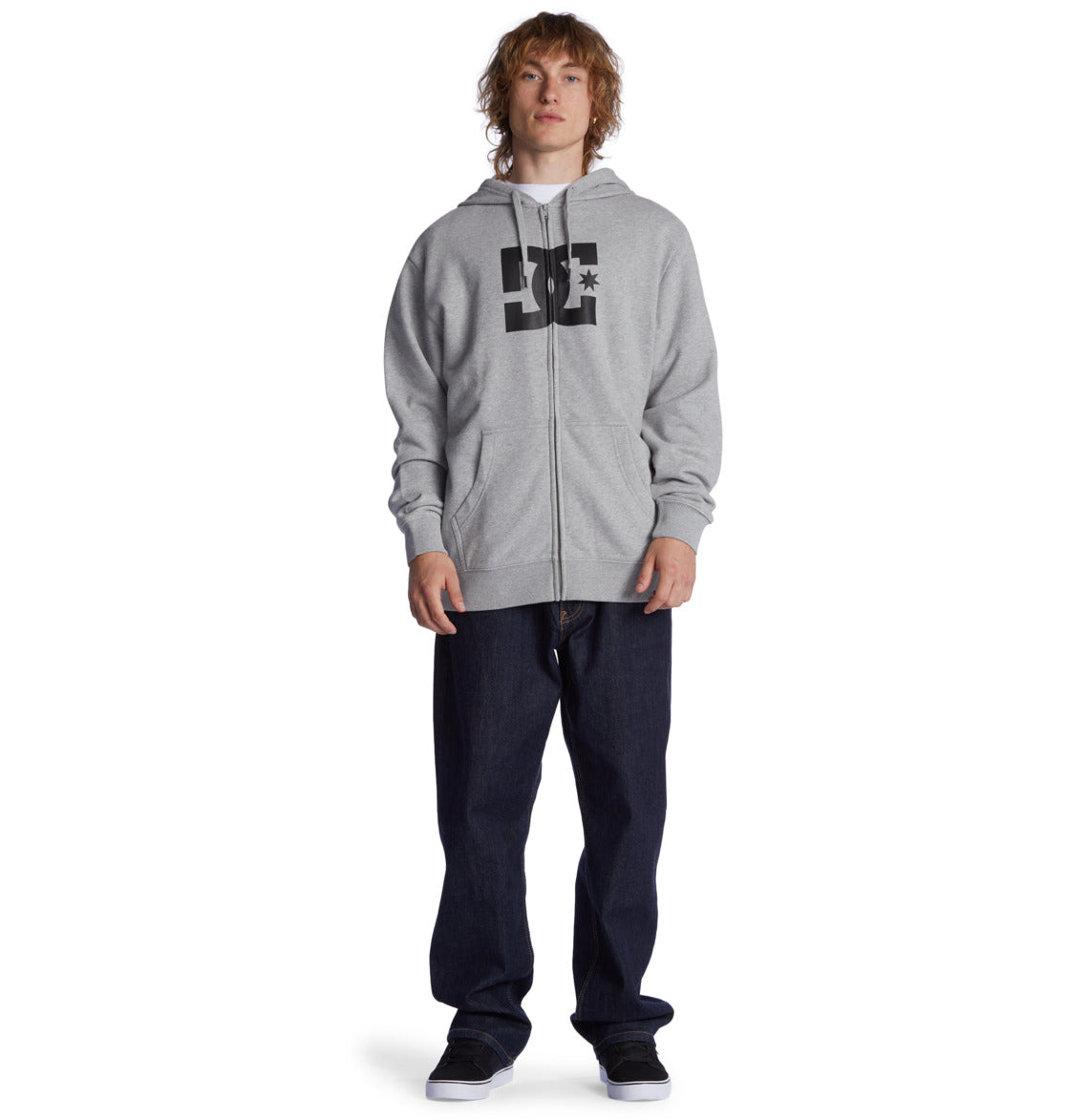 Mens DC Star Zip-Up Hoodie - DC Shoes Singapore