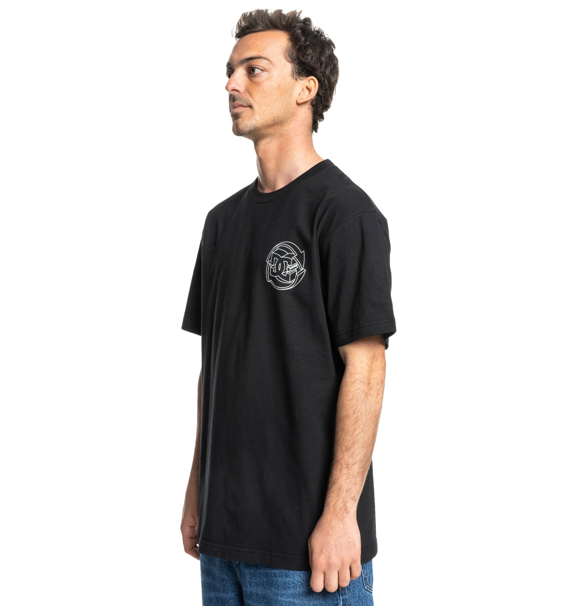 Mens Dimensional Short Sleeve T-Shirt - DC Shoes Singapore